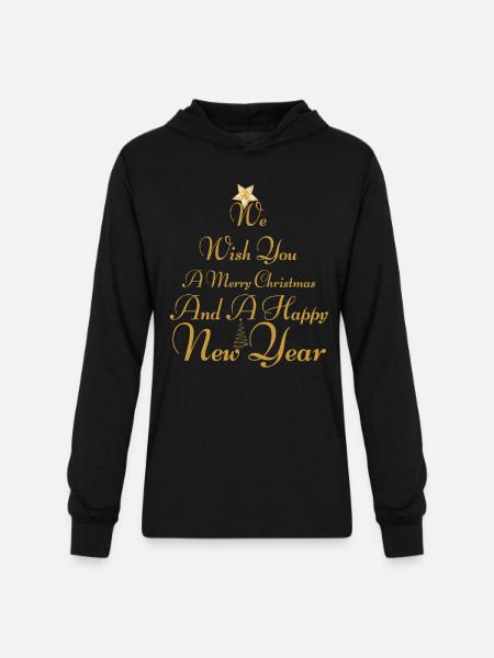 Christmas - Unisex Long Sleeve Hoodie Shirt - black