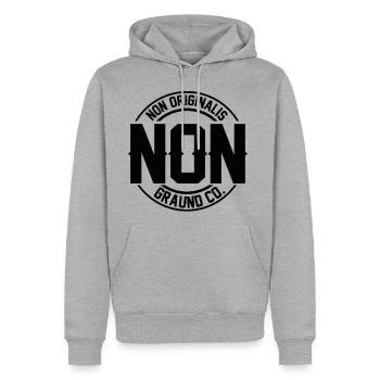Graund_NON_print - Men's Premium Hoodie - heather grey - Front