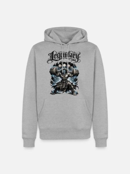 Legendary Thunderbruiser Titan  - Men's Premium Hoodie - heather grey