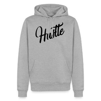 Hustle - Men's Premium Hoodie - heather grey - Front