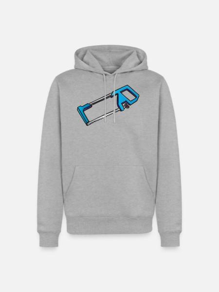 Hacksaw iron saw | Eisensäge - Men's Premium Hoodie - heather grey