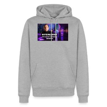 Master Podcast Thumbnail Logo Screen - Men's Premium Hoodie - heather grey - Front