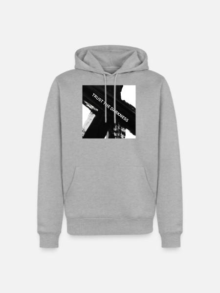 Trust the Darkness - Men's Premium Hoodie - heather grey