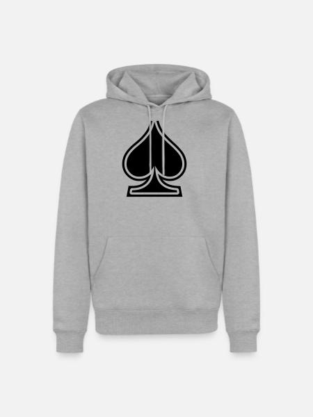 Spades - Men's Premium Hoodie - heather grey