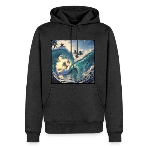 Double-Barrel Wave - Men's Premium Hoodie