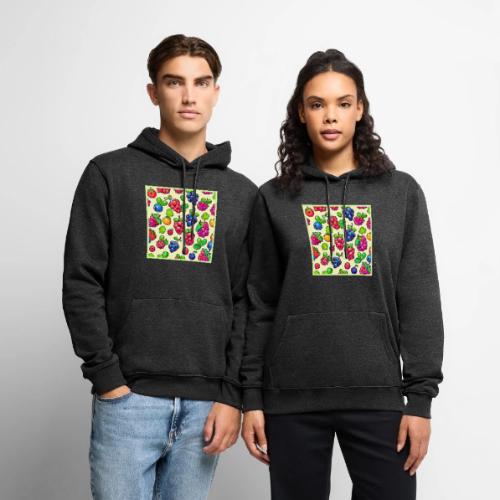 Berry Fruit Pattern Design - Men's Premium Hoodie