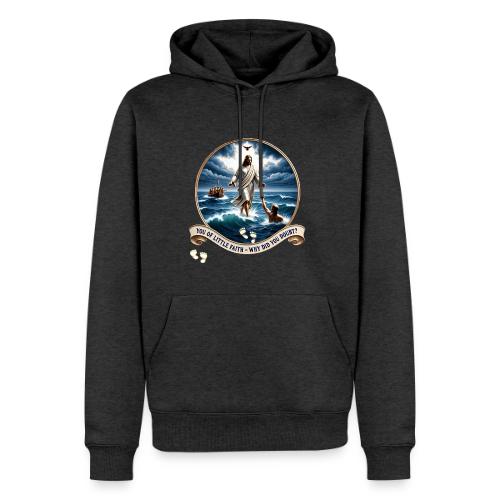 Walking On Water Faith T Shirt, Christian Miracle - Men's Premium Hoodie