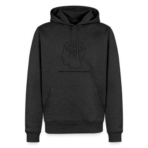 heavy thoughts-quiet soul - Men's Premium Hoodie