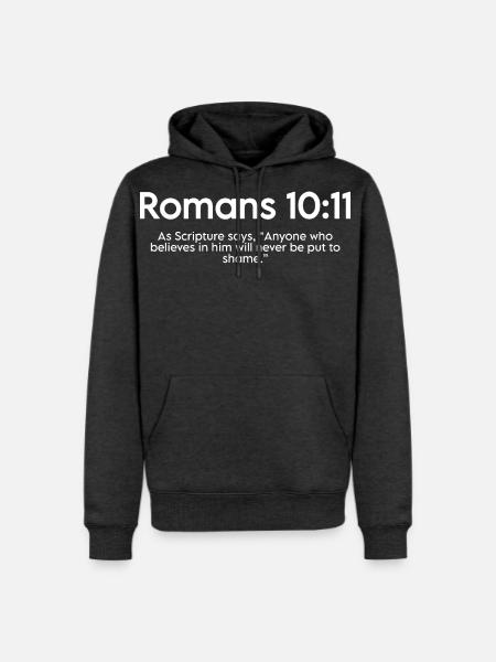 Bible verse - Men's Premium Hoodie - heather anthracite