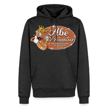 Abe Froman Sausage King of Chicago - Men's Premium Hoodie - heather anthracite - Front - Thijin (182cm) & Raik (115cm)