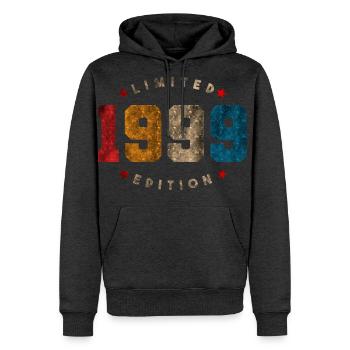 Limited 1999 Edition - Men's Premium Hoodie - heather anthracite - Front - Thijin (182cm) & Raik (115cm)