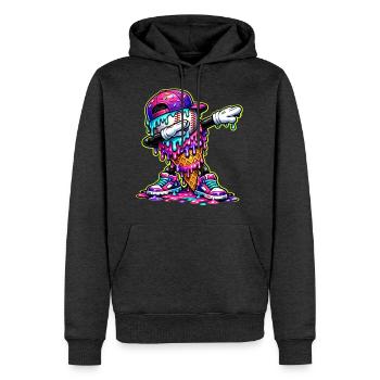 Dripping Baseball Drip Boys Ice Cream Drip - Men's Premium Hoodie - heather anthracite - Front - Thijin (182cm) & Raik (115cm)