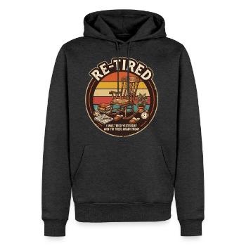 Funny Retirement Rocking Chair QuoteFunny Retireme - Men's Premium Hoodie - heather anthracite - Front - Thijin (182cm) & Raik (115cm)
