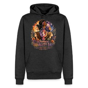 Women’s Equality Day Empowerment Design  - Men's Premium Hoodie - heather anthracite - Front - Thijin (182cm) & Raik (115cm)