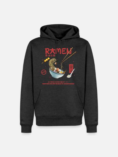 Ramen - Men's Premium Hoodie - heather anthracite