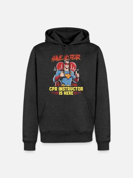 CPR Instructor Paramedic - Men's Premium Hoodie - heather anthracite