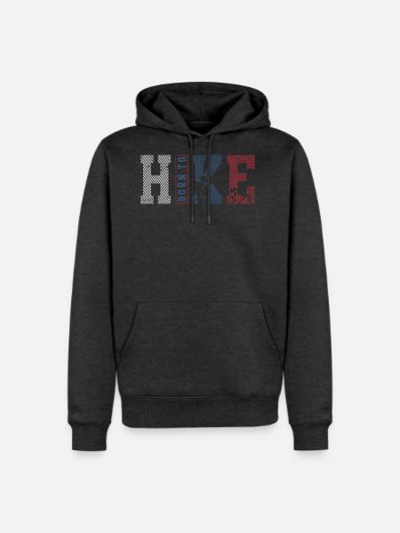 Tokyo Bold Rope Text Distressed - Men's Premium Hoodie - heather anthracite