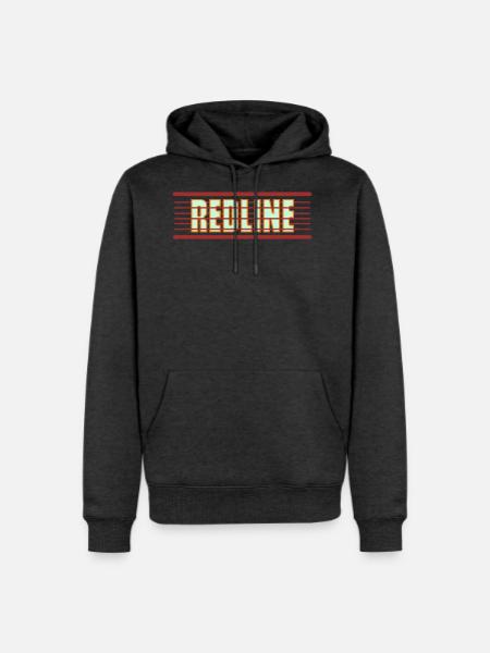 Redline Retro Neon - Men's Premium Hoodie - heather anthracite