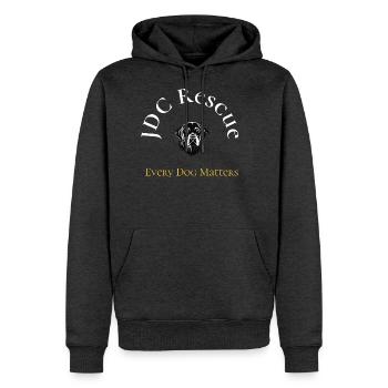 Dog Rescue: Every Dog Matters - Men's Premium Hoodie - heather anthracite - Front - Thijin (182cm) & Raik (115cm)