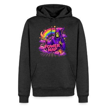 Power Nap Power Nap Rainbow - Men's Premium Hoodie - heather anthracite - Front - Thijin (182cm) & Raik (115cm)