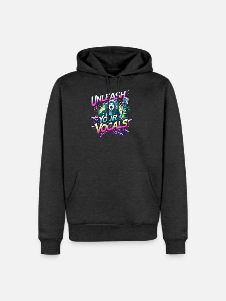 Karaoke Unleash Your Vocals - Men's Premium Hoodie - heather anthracite