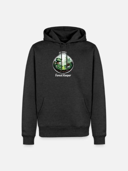 Forest Keeper Mossarium Terrarium - Men's Premium Hoodie - heather anthracite