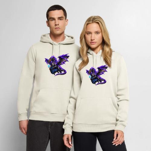 Neon Dragon and Battle Mage - Men's Premium Hoodie