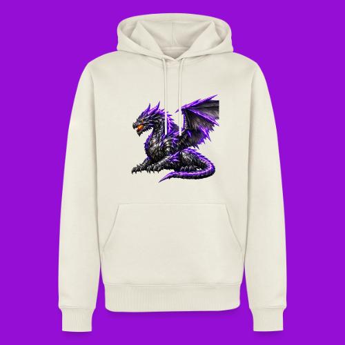 Neon Dragon at Rest - Men's Premium Hoodie