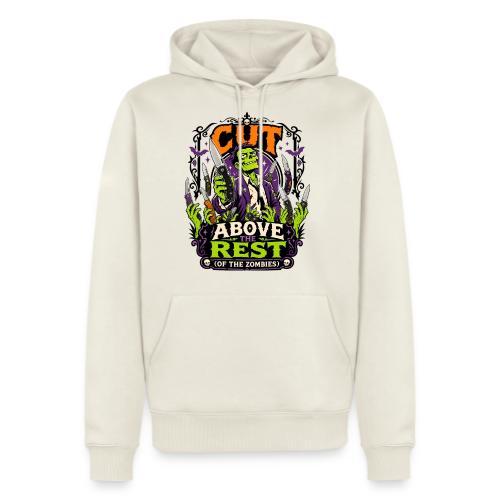 Cut Above The Rest Zombie Pocket Knife Halloween - Men's Premium Hoodie
