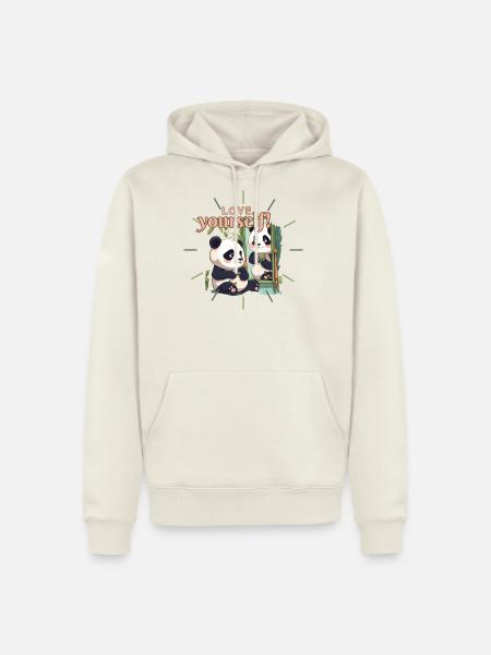 Mirror of Self-Love - Men's Premium Hoodie - off white