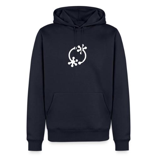 NM Logo Icon (White) - Men's Premium Hoodie