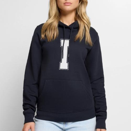 White Letter I – Varsity Alphabet Monogram - Men's Premium Hoodie