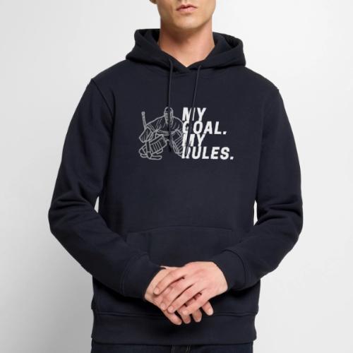 MY GOAL. MY RULES - Boy Goalie - Men's Premium Hoodie