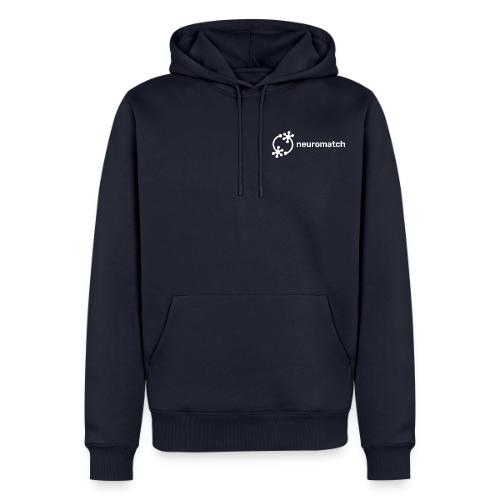 NM Name Logo (White) - Men's Premium Hoodie
