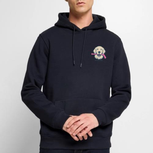 GOLDEN RETRIEVER HOCKEY DOG - Men's Premium Hoodie