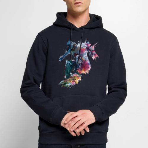 Skateboarding: Ride the Colors - Men's Premium Hoodie
