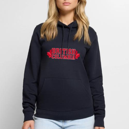 British Columbia with maple leaf - Men's Premium Hoodie