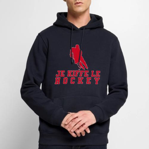 I love hockey - Men's Premium Hoodie