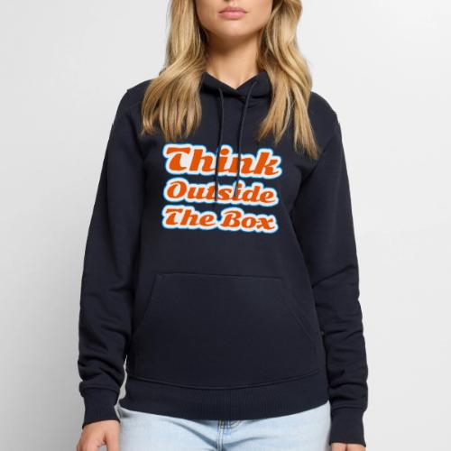 Think Outside the Box — Creative Mindset Script - Men's Premium Hoodie