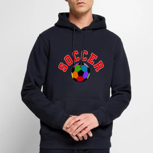 Soccer: Colorful Kick - Men's Premium Hoodie
