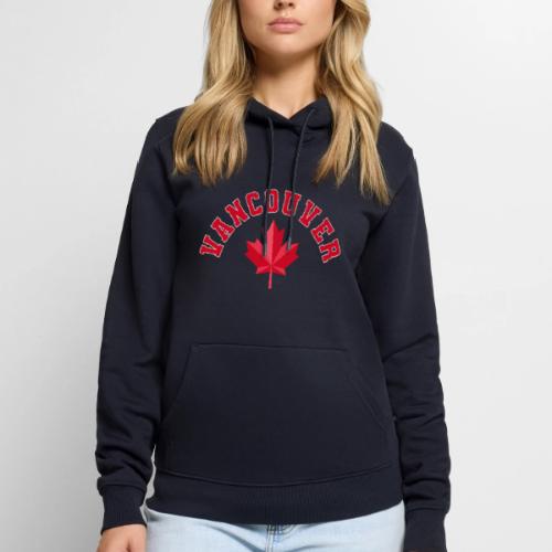 Vancouver with maple leaf - Men's Premium Hoodie