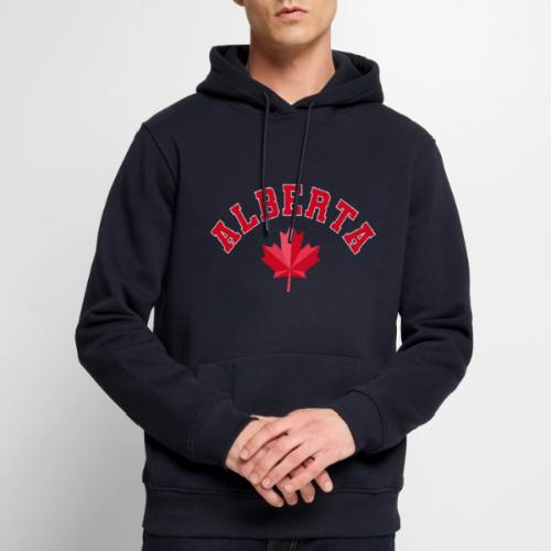 Alberta with maple leaf - Men's Premium Hoodie