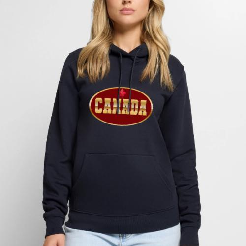Canada in golden letters - Men's Premium Hoodie