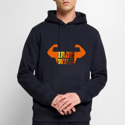 Bodybuilding: Iron Will Power - Men's Premium Hoodie