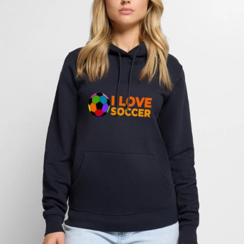 I Love Soccer - Men's Premium Hoodie