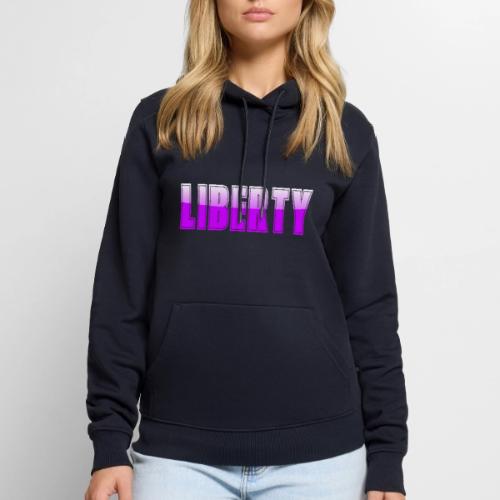 Liberty Typography Graphic Design - Men's Premium Hoodie