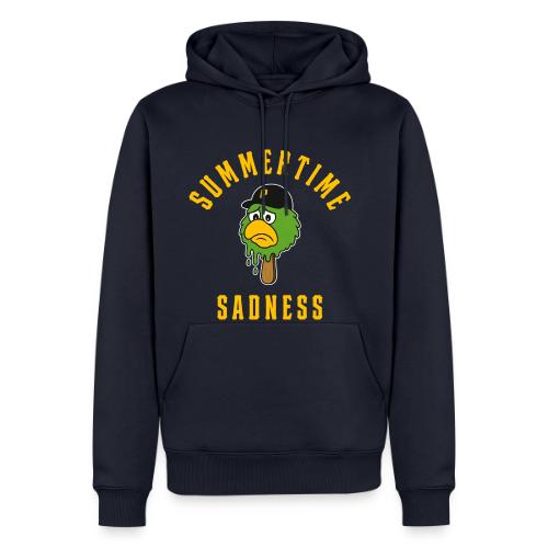 Summertime Sadness (Front Only, Full, on Black) - Men's Premium Hoodie