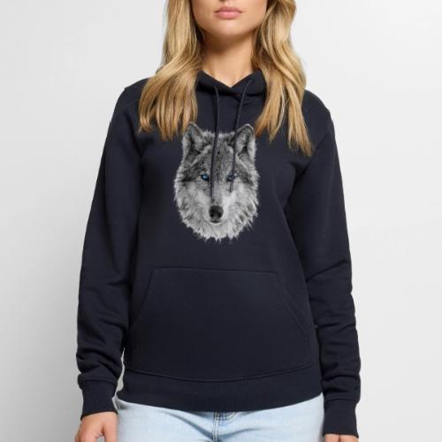 Frost-Eyed Alpha - Men's Premium Hoodie