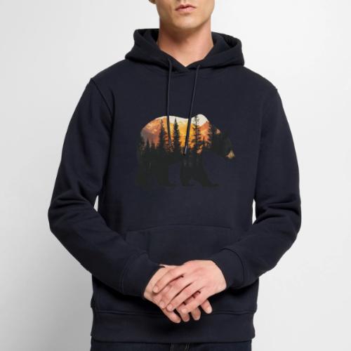 Bear: Sunset Guardian - Men's Premium Hoodie