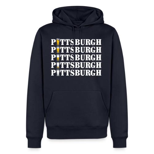 Beer in Pittsburgh - Men's Premium Hoodie